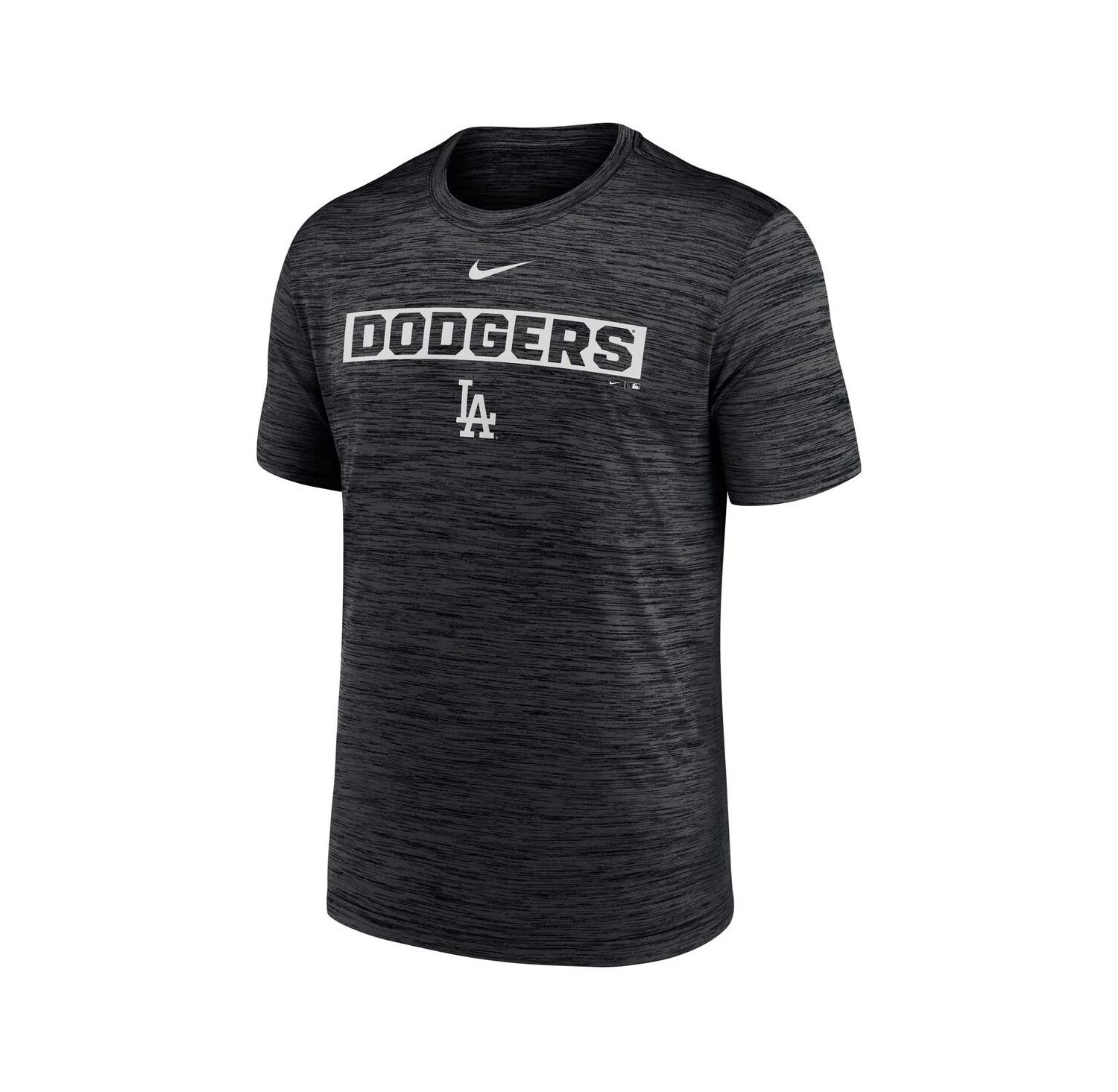 Men's Black Los Angeles Dodgers Velocity Dri-FIT T-Shirt