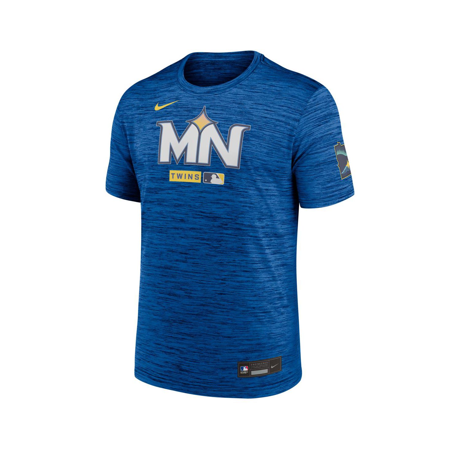 Men's Royal Minnesota Twins Authentic Collection City Connect Velocity Dri-FIT T-Shirt