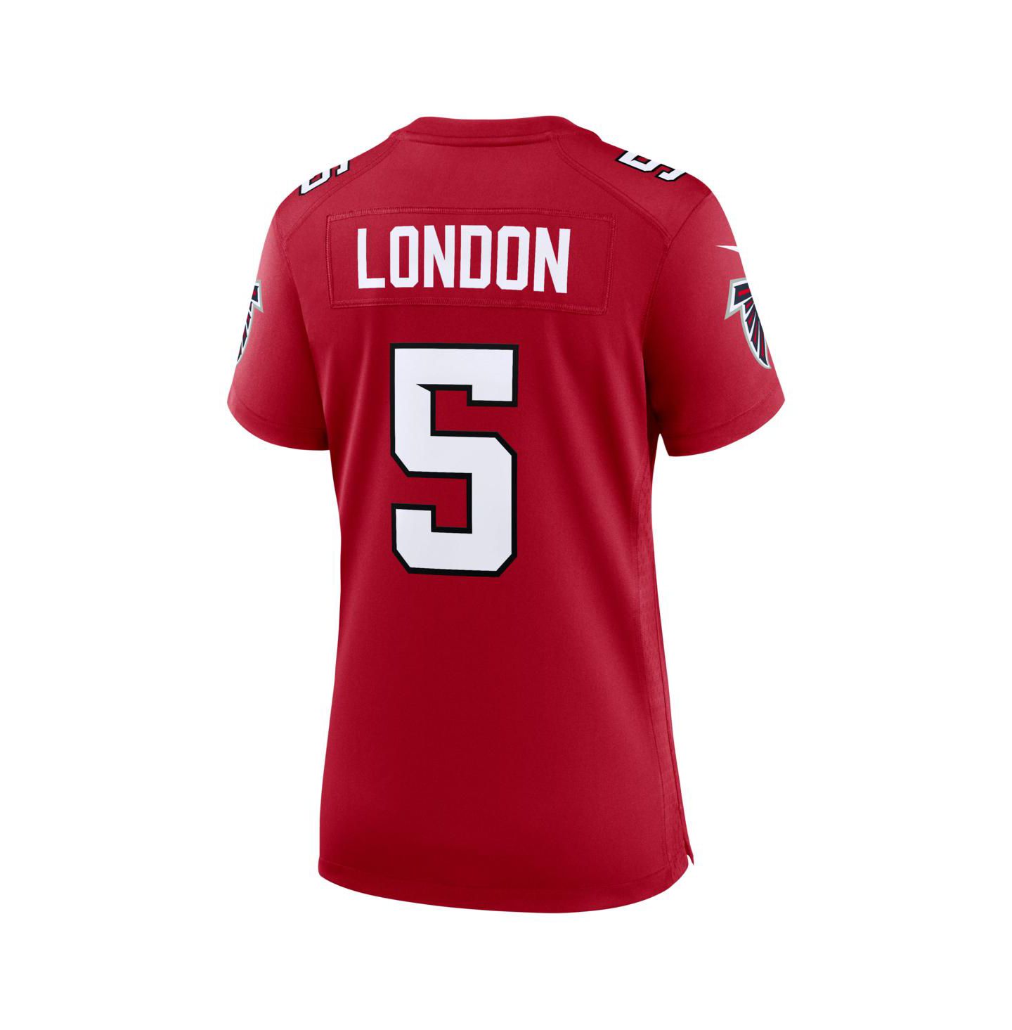 Женский топ Nike Drake London Red Atlanta Falcons Game Jersey — фото 3