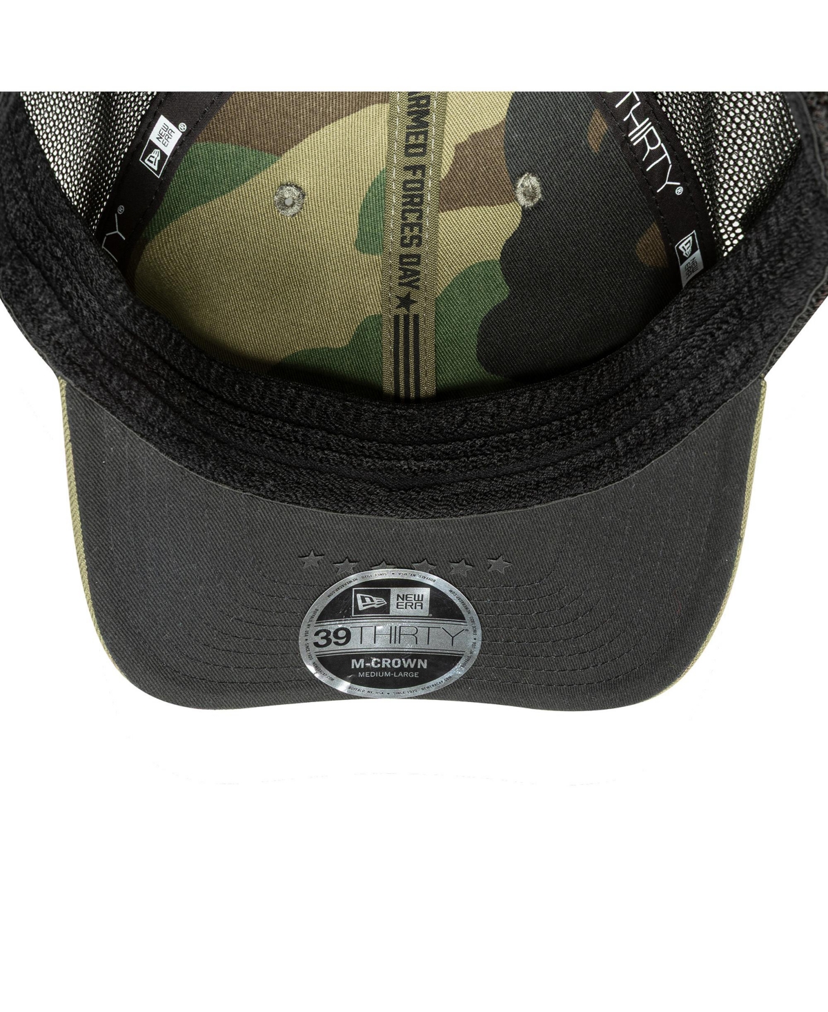 New Era Men's Olive Boston Red Sox 2026 Armed Forces Day 39THIRTY M-Crown Flex Hat