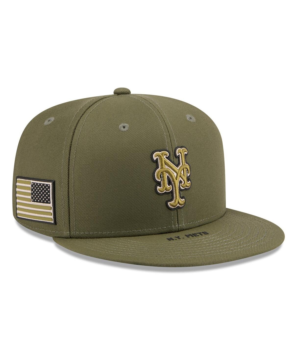 New Era Men's Olive New York Mets 2026 Armed Forces Day 9FIFTY Snapback Hat