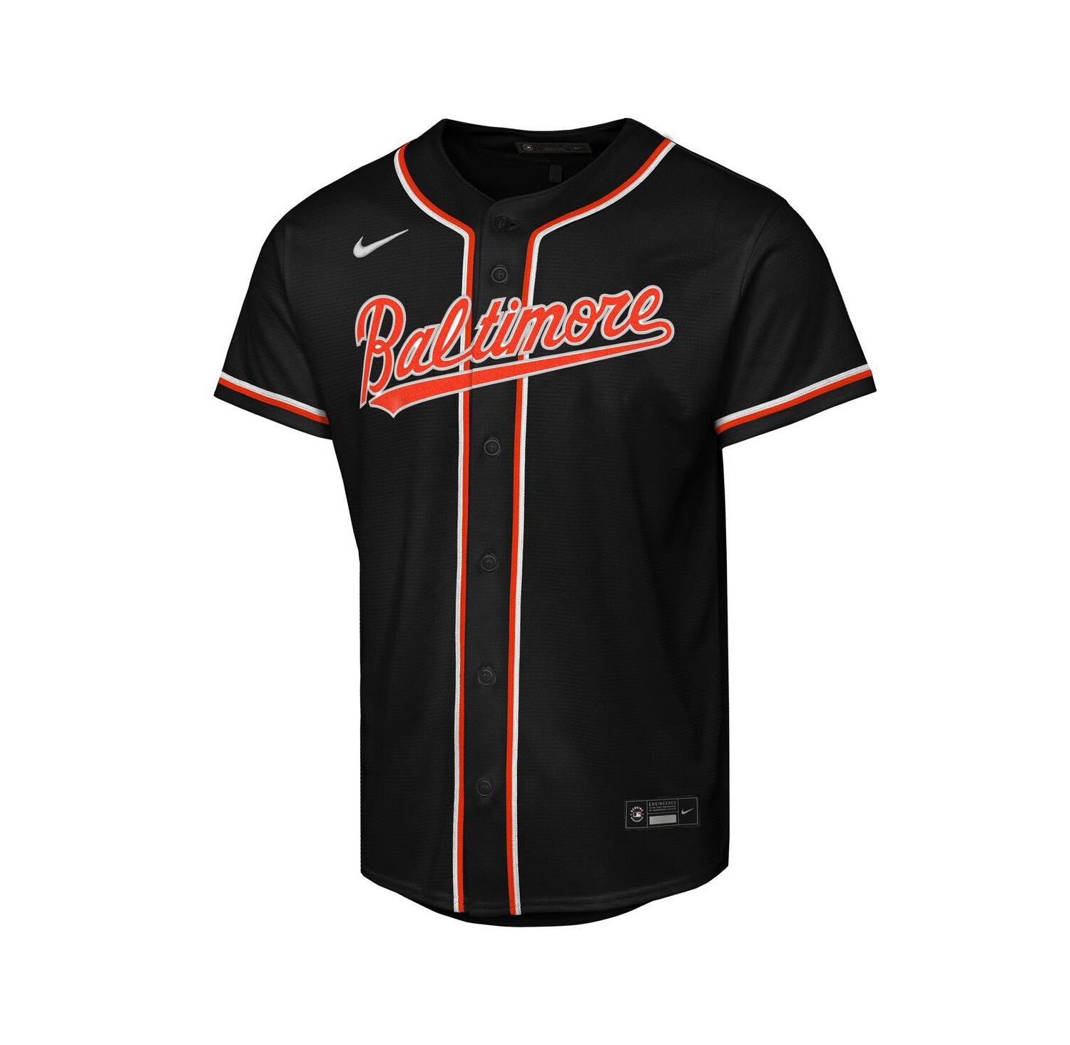 Big Boys and Girls Jackson Holliday Black Baltimore Orioles Fashion Replica Player Jersey