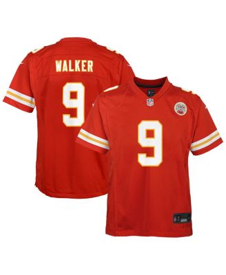 Big Boys and Girls Kenneth Walker III Red Kansas City Chiefs Game Jersey