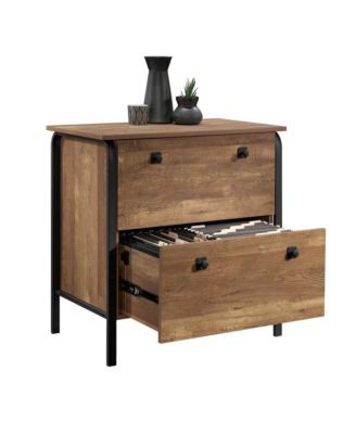 Station House File Cabinet, Etched Oak finish