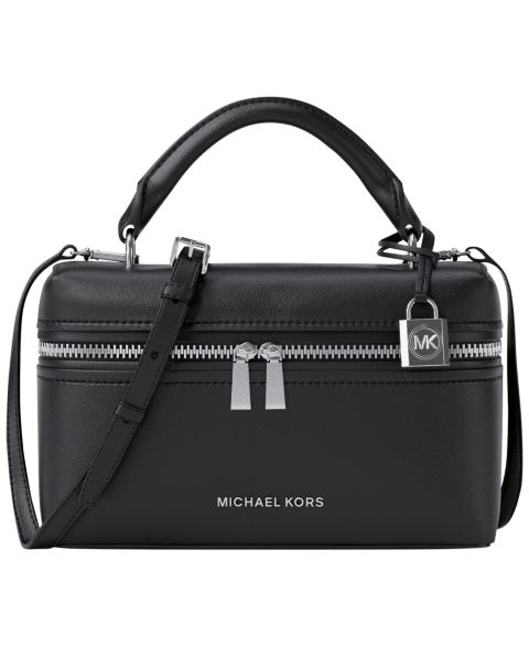 Женская сумка Michael Kors Jana Extra Small Top Handle Crossbody, цвет: Чёрный / Серебряный
