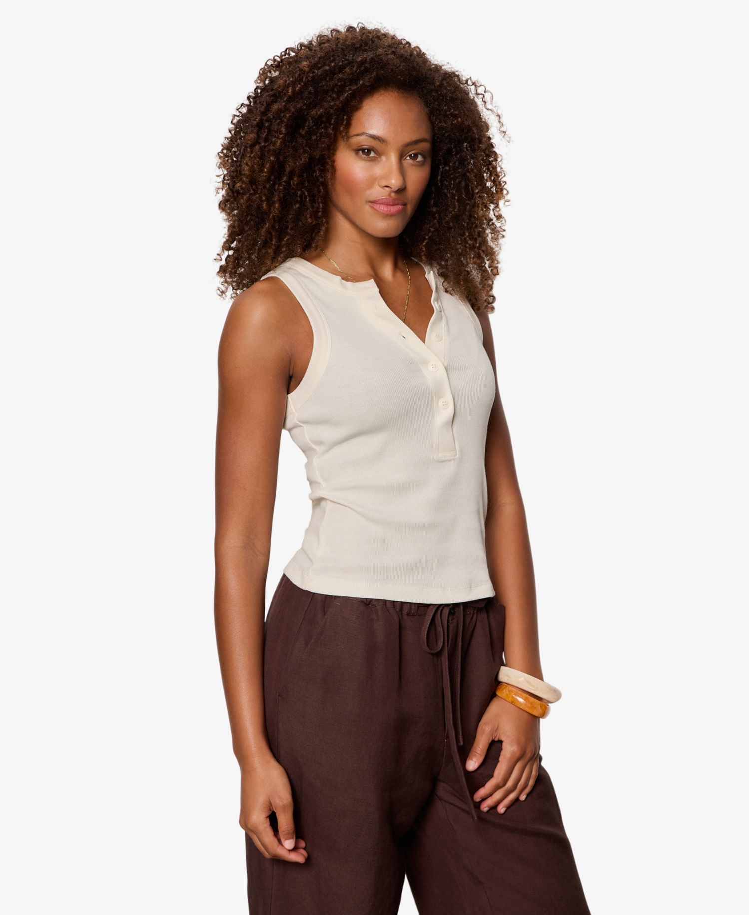 Women's Sleeveless V-Neck Tank Top