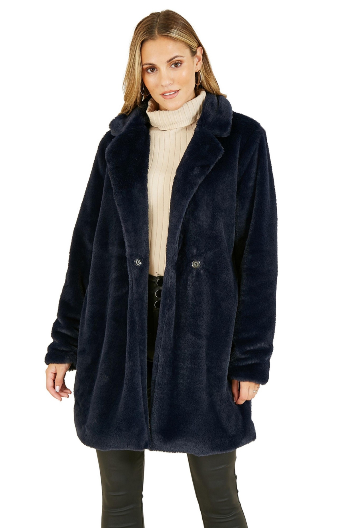 Yumi Women's Faux Fur Coat