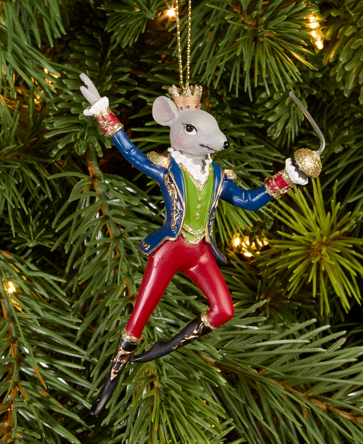 Holiday Lane Ballet Mouse Maestro Ornament, Exclusively at Macy's