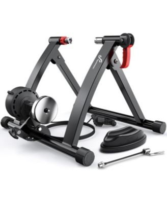 Magnetic Bike Trainer Stand for 26–28 in and 700C Wheels, 6-Level Resistance