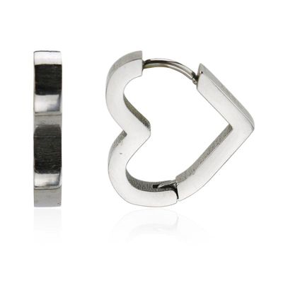 Heart Huggie Earrings