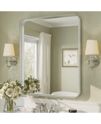 30" x 36" High-Strength Tempered Glass and Aluminum Alloy Framed Wall Decor Bathroom Vanity Mirror