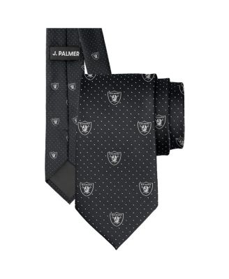Men's Las Vegas Raiders Game Day Polka Dot Tie