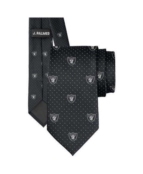 Мужской галстук J. Palmer Las Vegas Raiders Game Day Polka Dot Tie