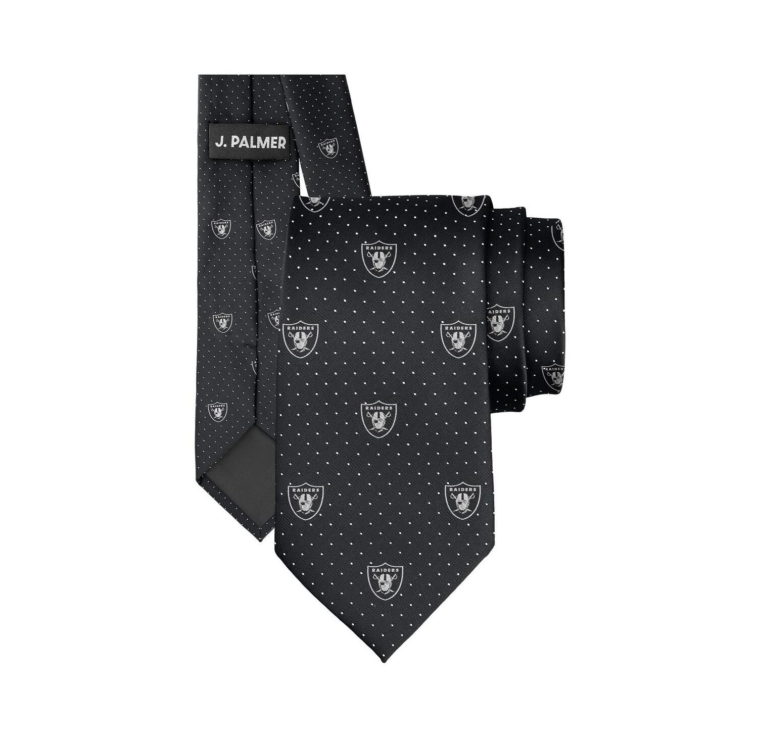 Men's Las Vegas Raiders Game Day Polka Dot Tie