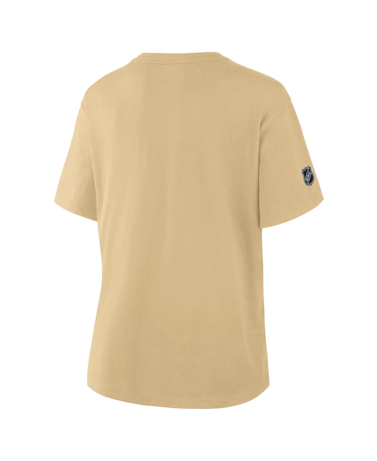 Women's Gold Vegas Golden Knights Authentic Pro Primary T-Shirt