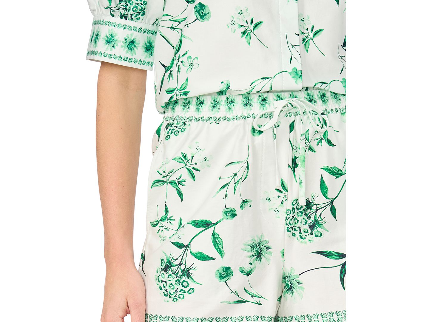 Женские шорты CeCe Printed Pull-On, цвет: Vibrant Kelly — фото 4