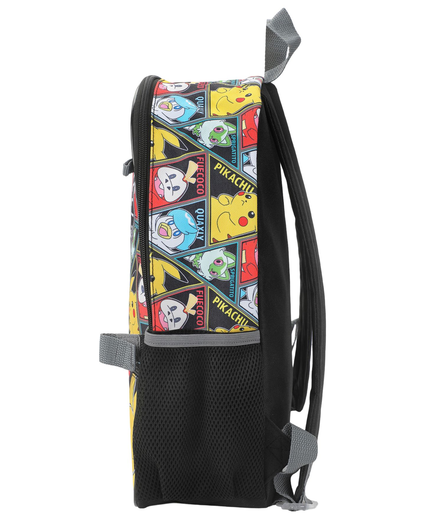 Детские сумки Pokemon Backpack, Lunch Bag, Pencil Case, Key Chain and Caraniber, 5-Piece Set, цвет: Чёрный — фото 5