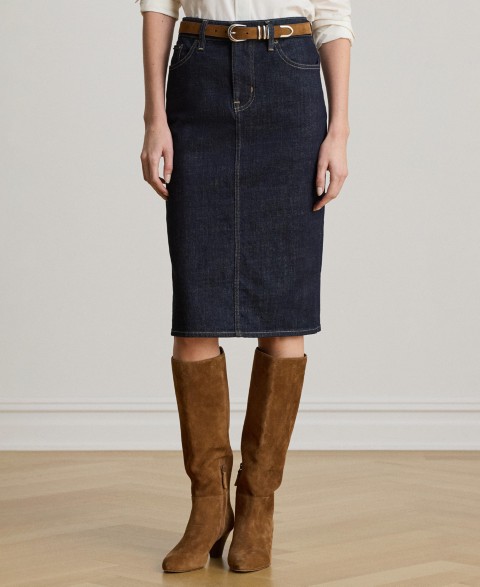Женские юбки Lauren Ralph Lauren Denim Pencil Skirt