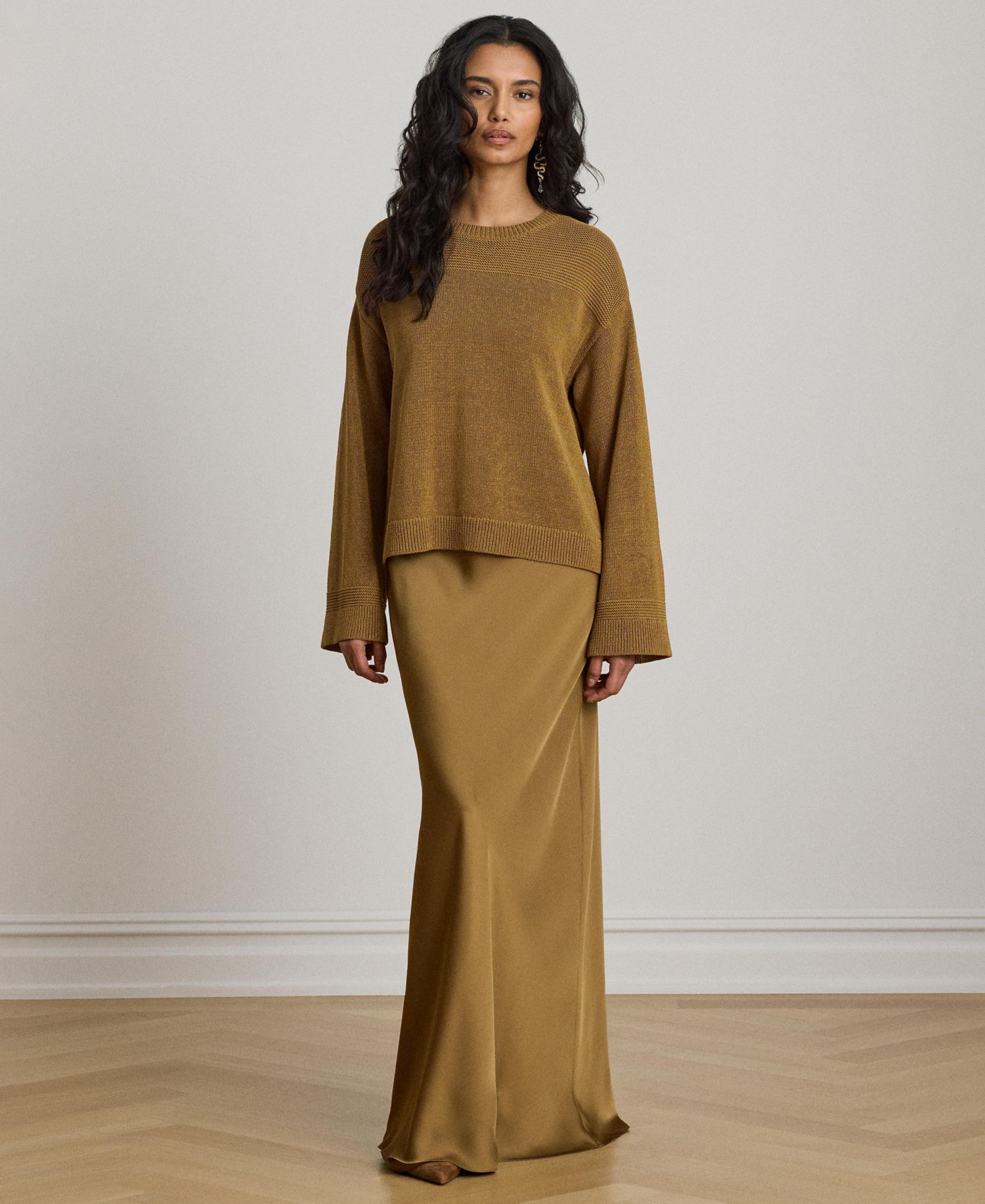Women's Crewneck Long-Sleeve Sweater