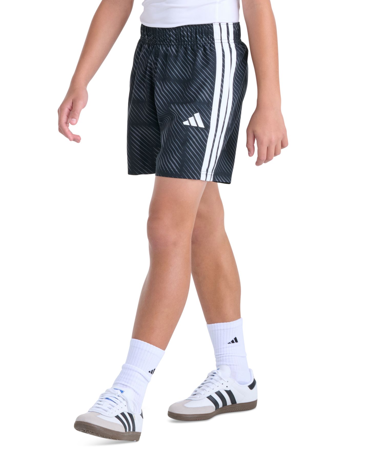 Детские футбольные шорты Adidas World Soccer для мальчиков, цвет: Чёрный — фото 3