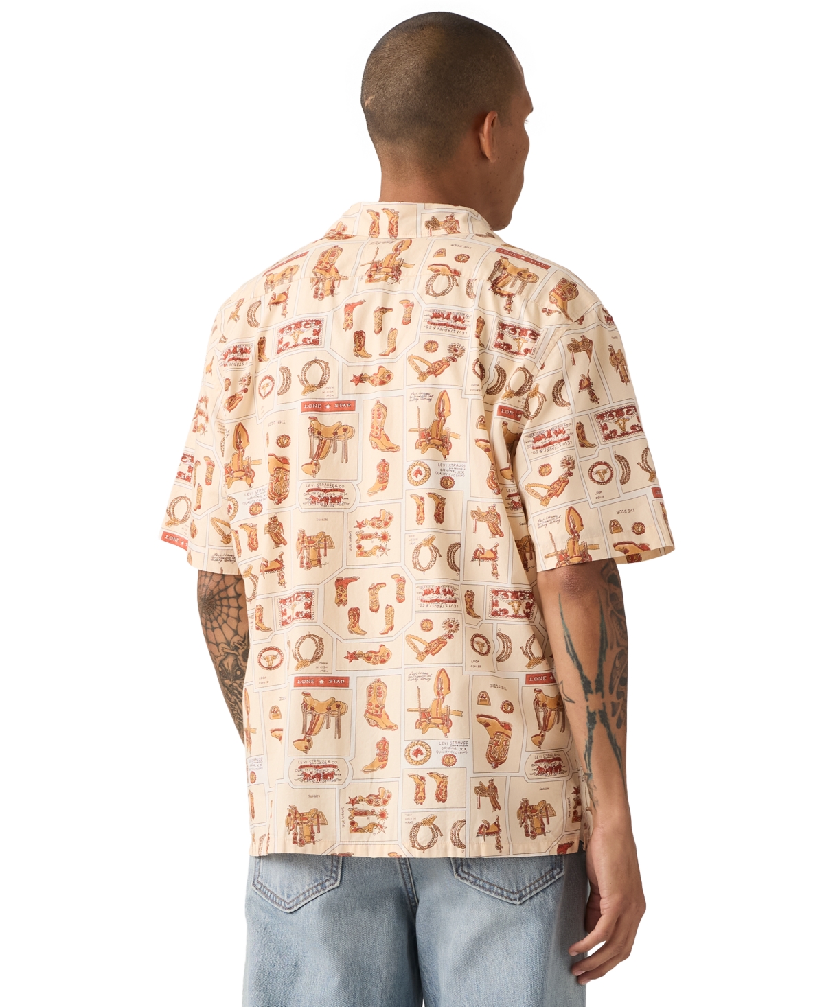 Levi's Premium Men's Short-Sleeve Camp Collar Shirt