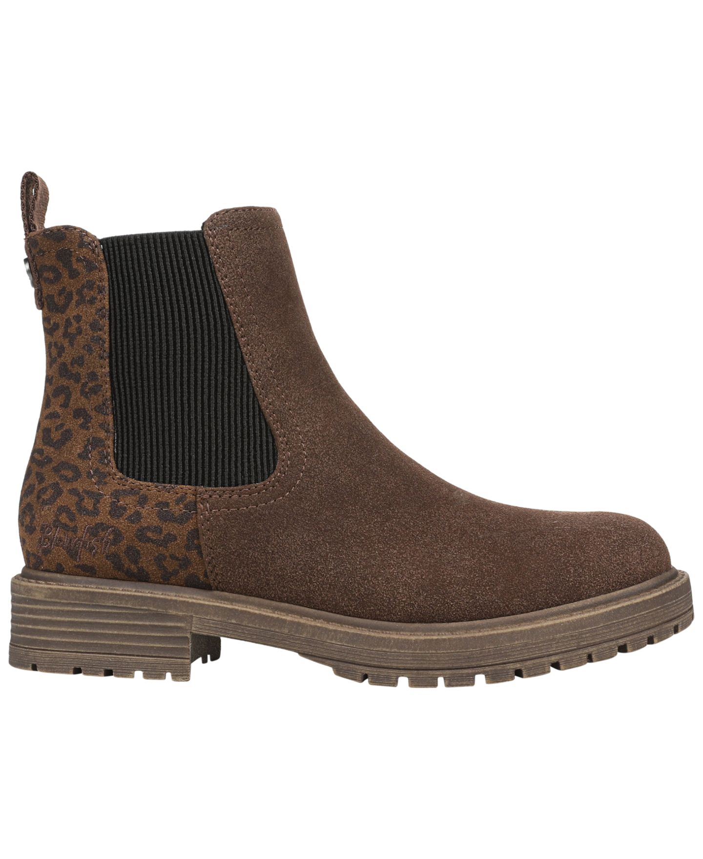 Женские ботинки Blowfish Malibu Alfie Chelsea Block Heel Booties, цвет: Коричневый леопардовый искусственный замшевый — фото 2