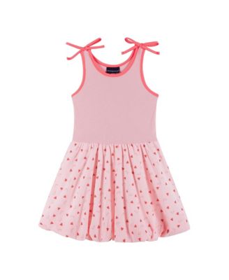 Toddler Girls Ribbed Bubble Dress