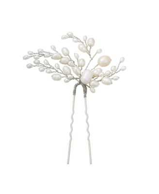 Womens Poetry Freshwater Pearl Hair Pin