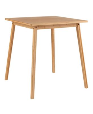Wicker Square Dining Table for 2 to 4 People Patio Table