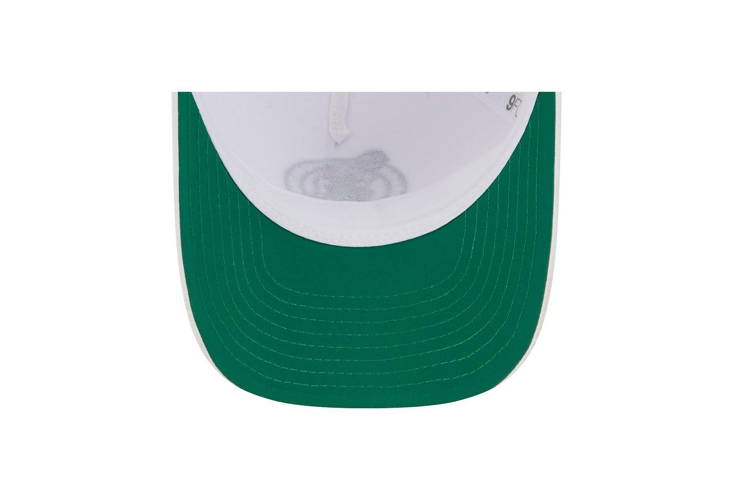 Men's White Boston Celtics Featherweight Team Tape 9FORTY M-Crown A-Frame Adjustable Hat