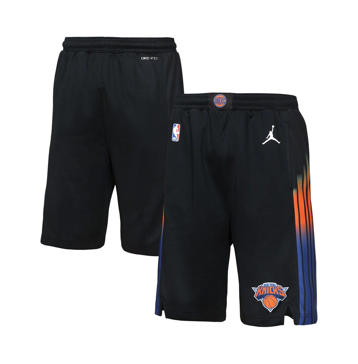 Детские шорты Jordan Black New York Knicks Authentic Statement Edition Swingman — фото 1