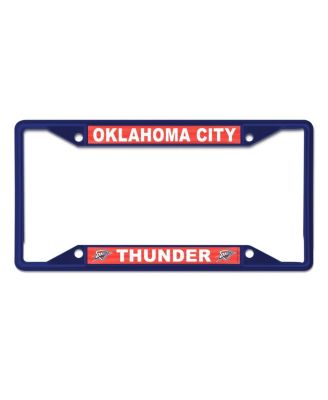 Oklahoma City Thunder Chrome Color License Plate Frame