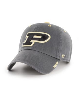 Men's Charcoal Purdue Boilermakers Ice Clean Up Adjustable Hat