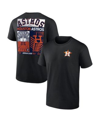 Men's Profile Black Houston Astros Big & Tall Two-Sided Graphic T-Shirt
