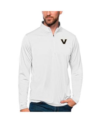 Men's White Vanderbilt Commodores Tribute Quarter-Zip