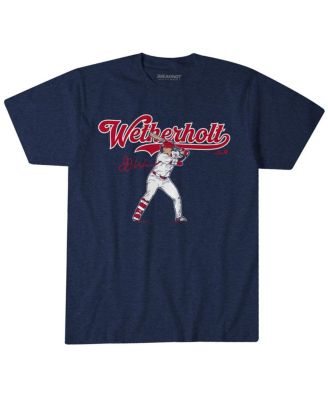 Men's and Women's JJ Wetherholt Navy St. Louis Cardinals T-Shirt