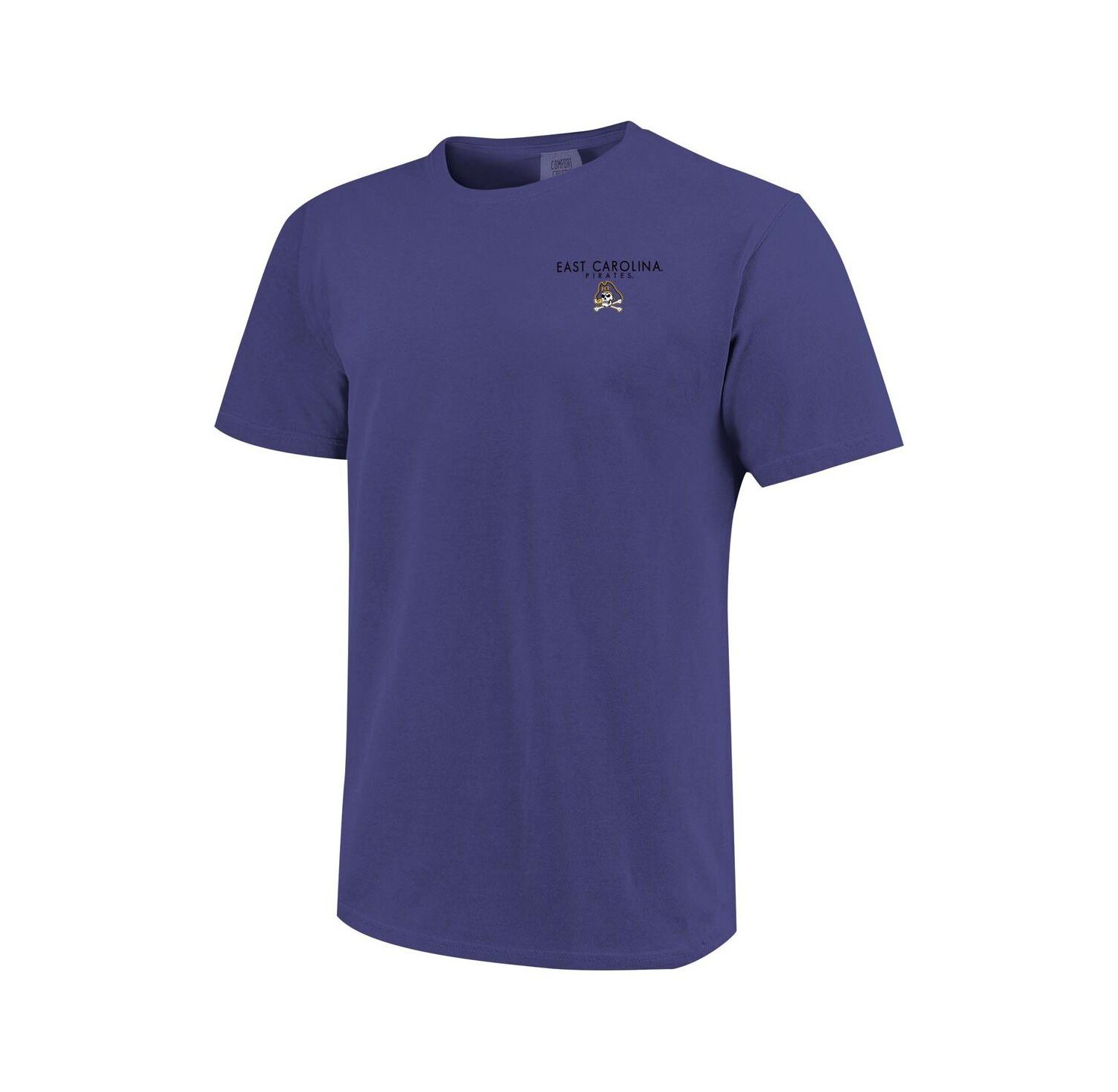 Men's and Women's Purple ECU Pirates Scenic Comfort Colors T-Shirt