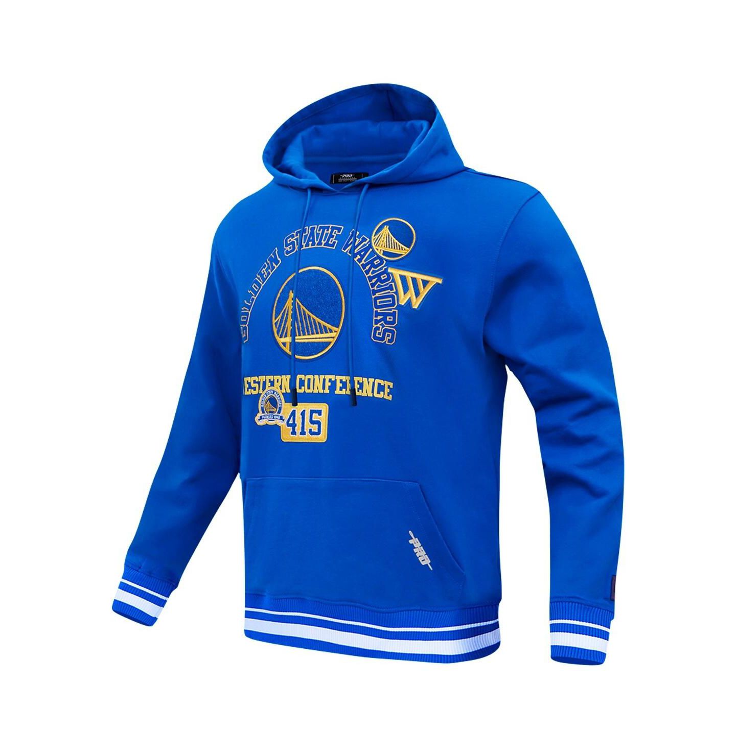 Мужское худи Pro Standard Royal Golden State Warriors Area Code Pullover — фото 2