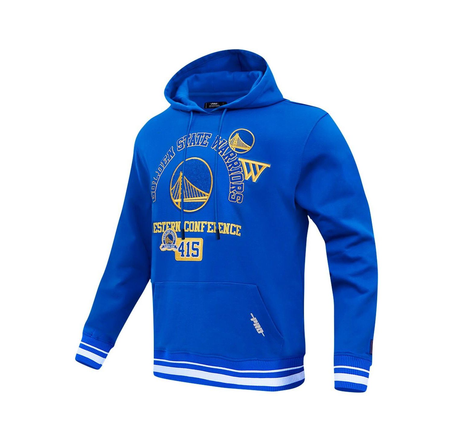 Men's Royal Golden State Warriors Area Code Pullover Hoodie