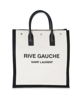 Beige Linen North South Rive Gauche Tote