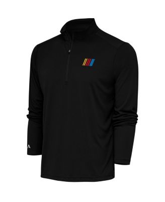 Men's Black NASCAR Tribute Quarter-Zip Pullover