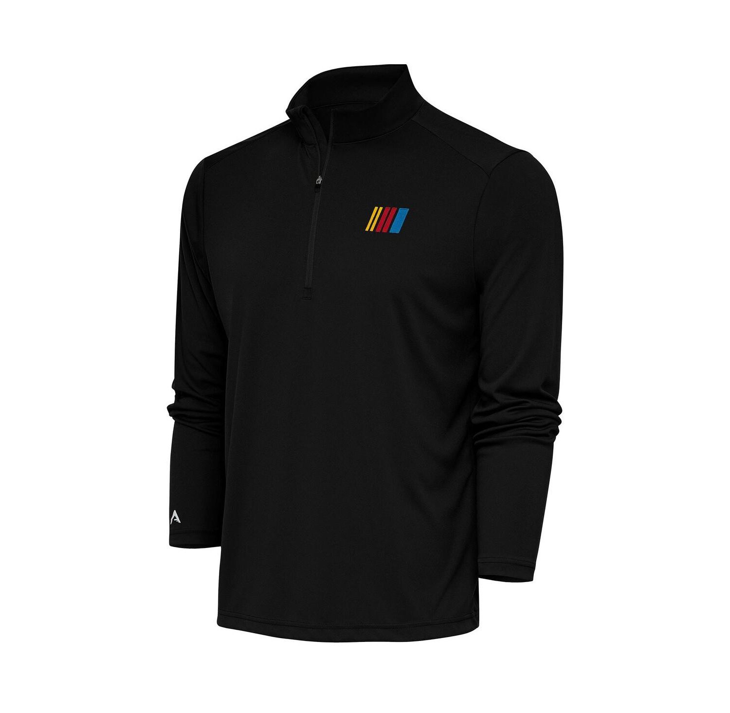 Men's Black NASCAR Tribute Quarter-Zip Pullover