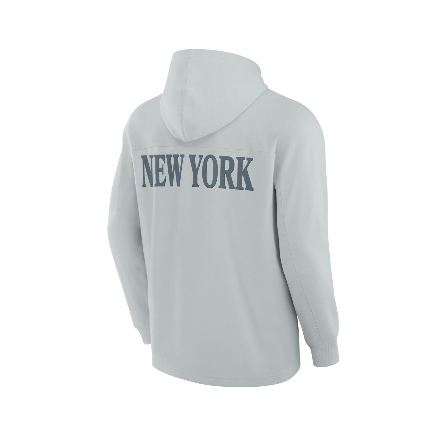 Men's Gray New York Jets Elements Blaze Tri-Blend Long Sleeve Hoodie T-Shirt