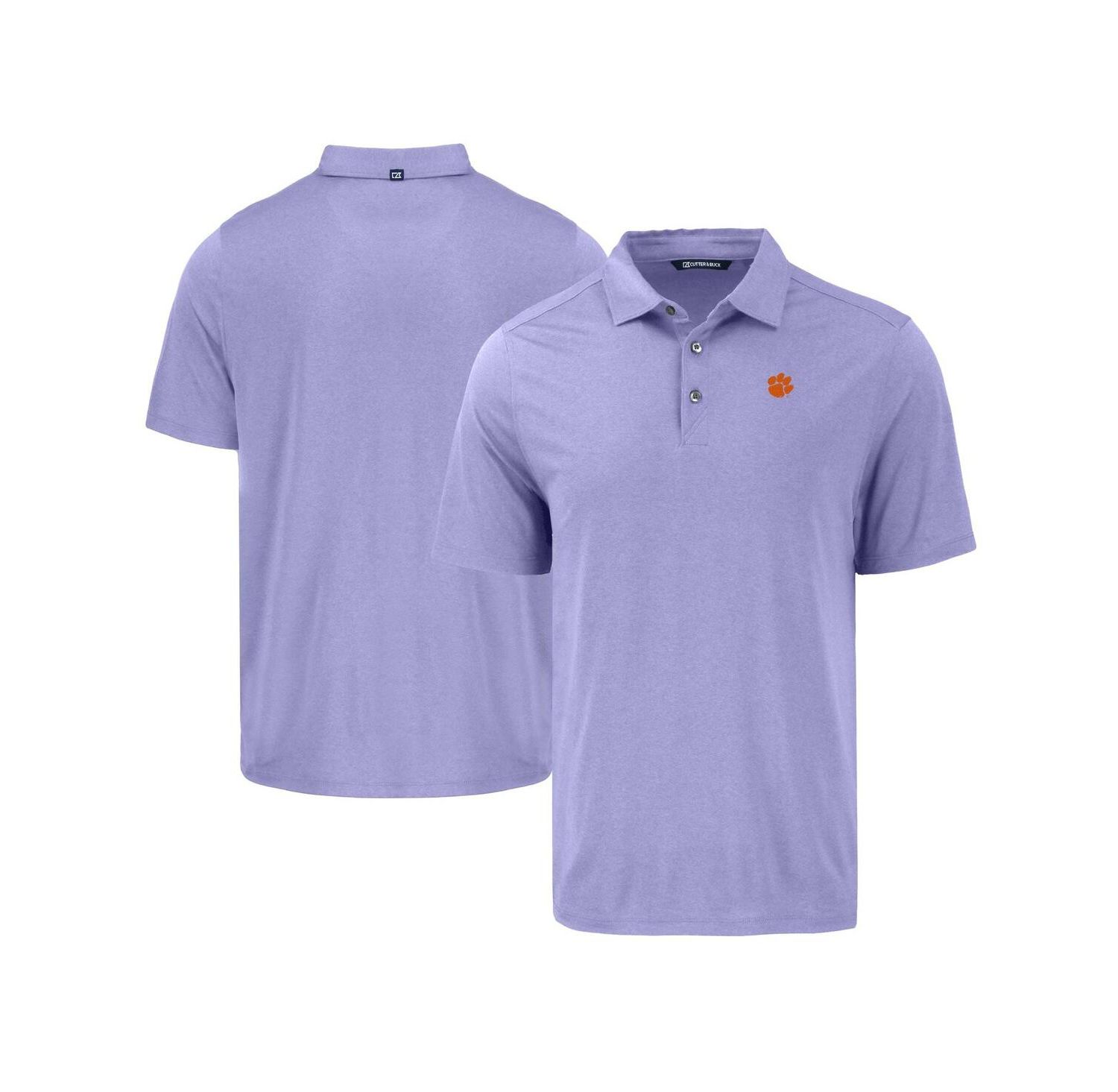 Men's Purple Clemson Tigers Coastline Epic Comfort Eco Polo Shirt