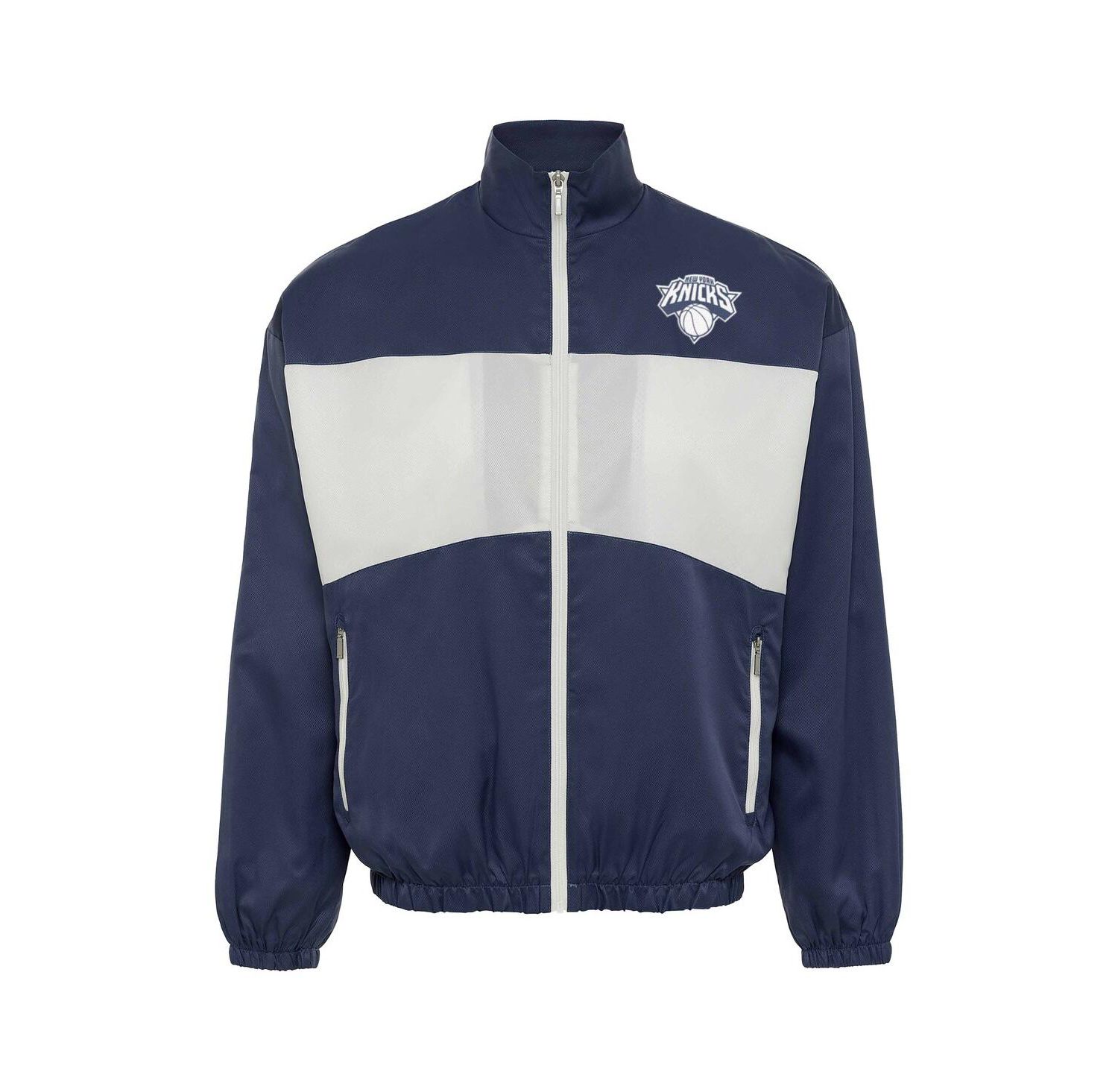 Men's and Women's Blue New York Knicks Athletic Club Collection Senna Premium Lightweight Full-Zip Jacket