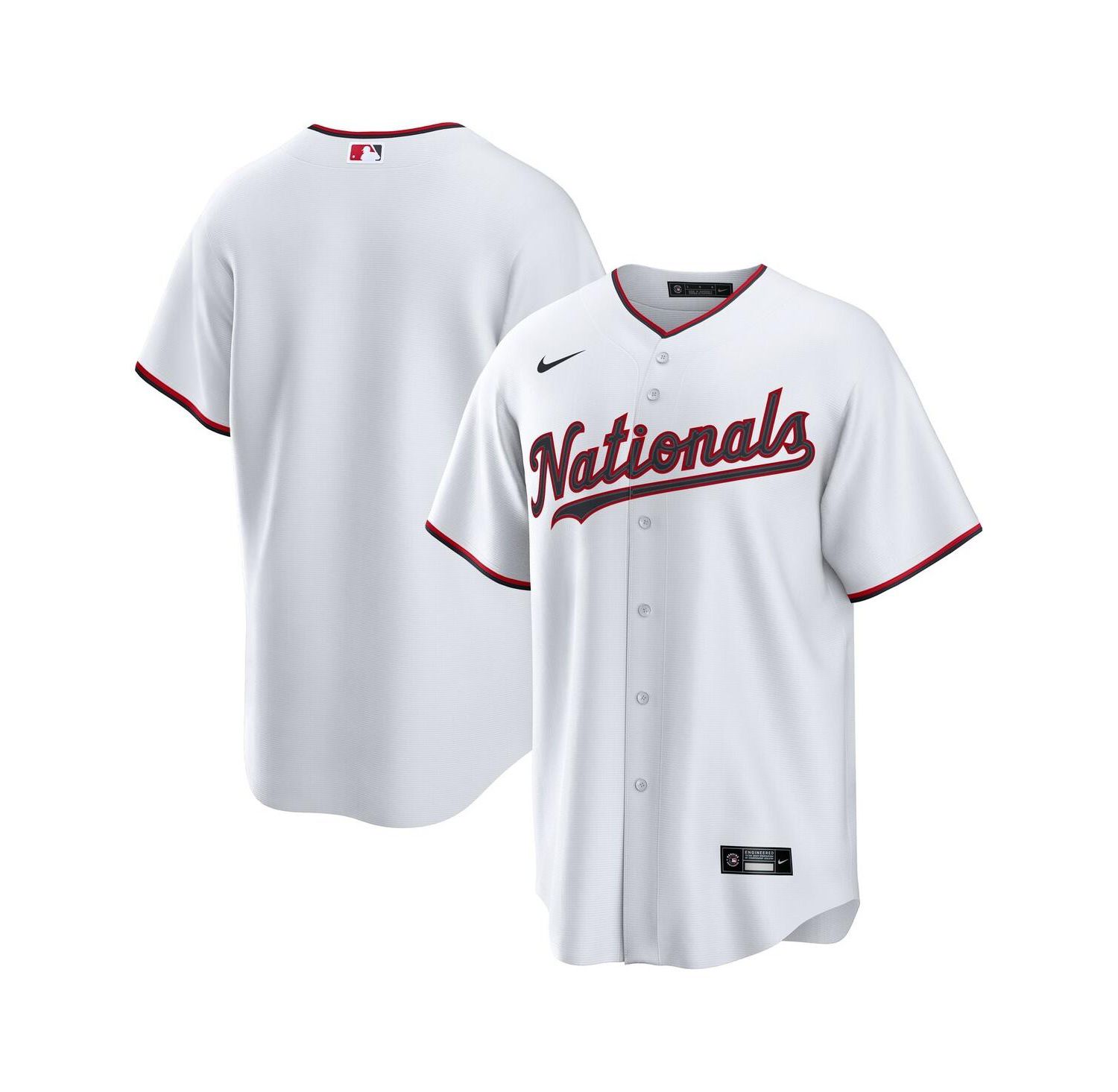 Men's White Washington Nationals Home Replica Jersey