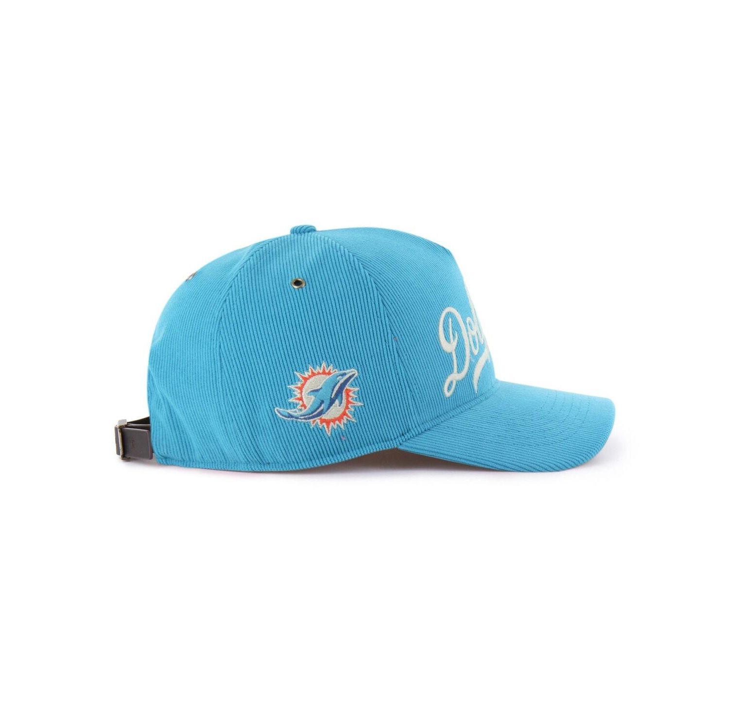 Men's Aqua Miami Dolphins Golden Age Corduroy Hitch Adjustable Hat