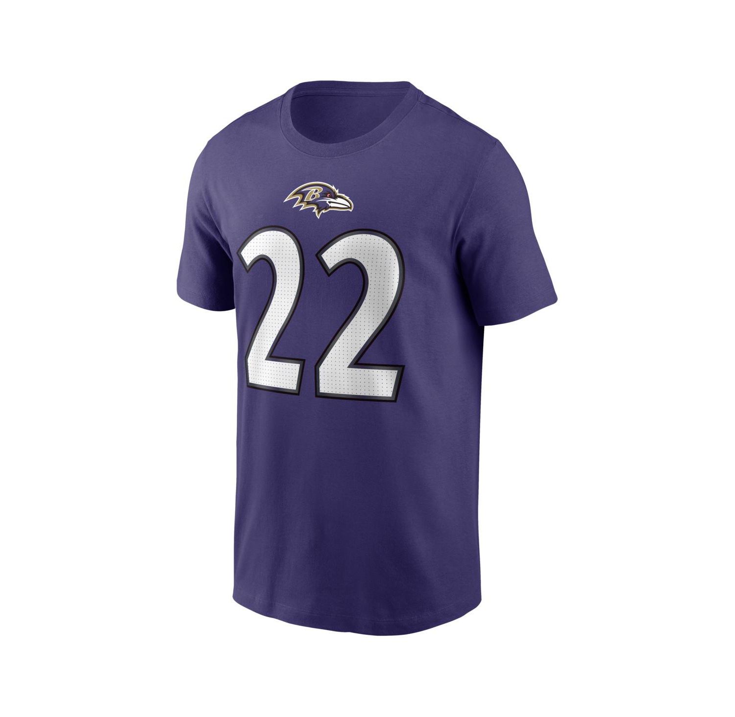 Men's Derrick Henry Purple Baltimore Ravens Name & Number T-Shirt