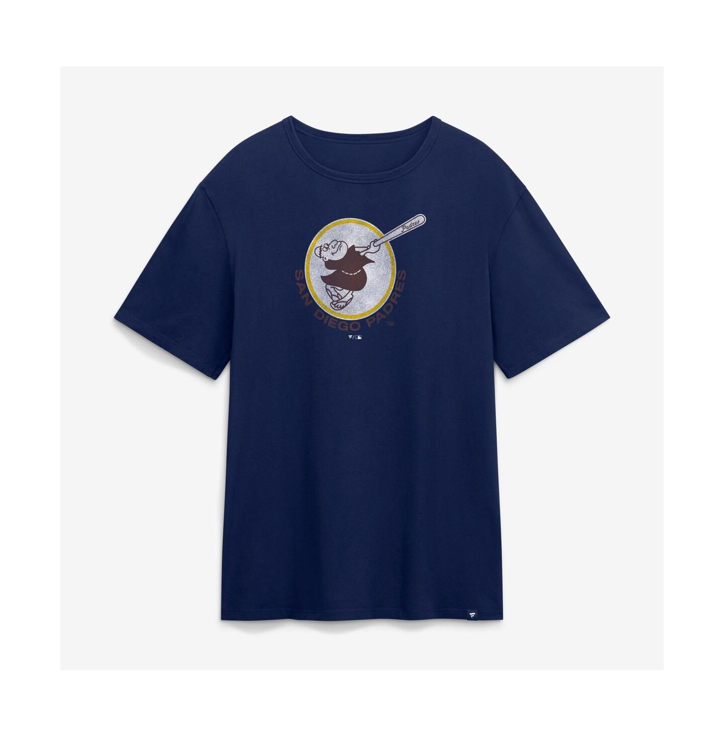 Мужская футболка Fanatics Navy San Diego Padres Vintage Logo Legacy — фото 1