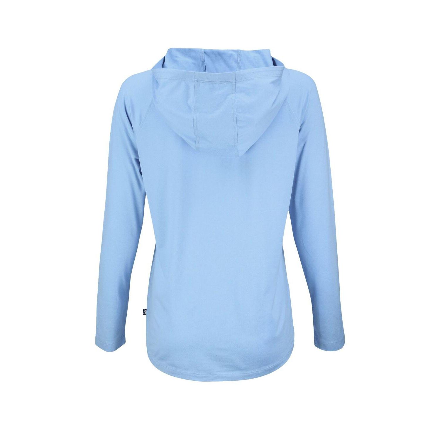 Women's Powder Blue Milwaukee Brewers Coastline Epic Comfort Eco Long Sleeve Hoodie T-Shirt